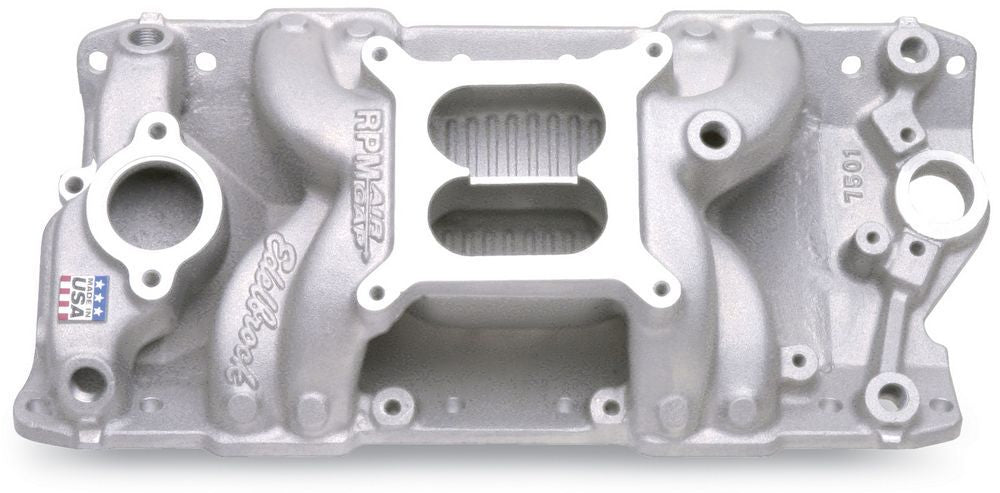 EDELBROCK 7501 - SBC Performer RPM A/G Manifold - 262-400 image