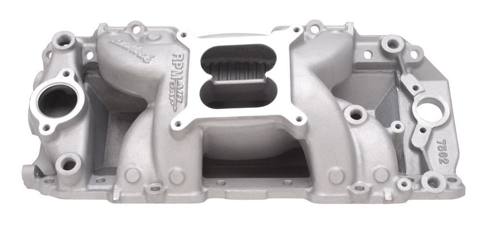 EDELBROCK 7562 - BBC Performer RPM A/G Manifold- R/P - 396-502 image