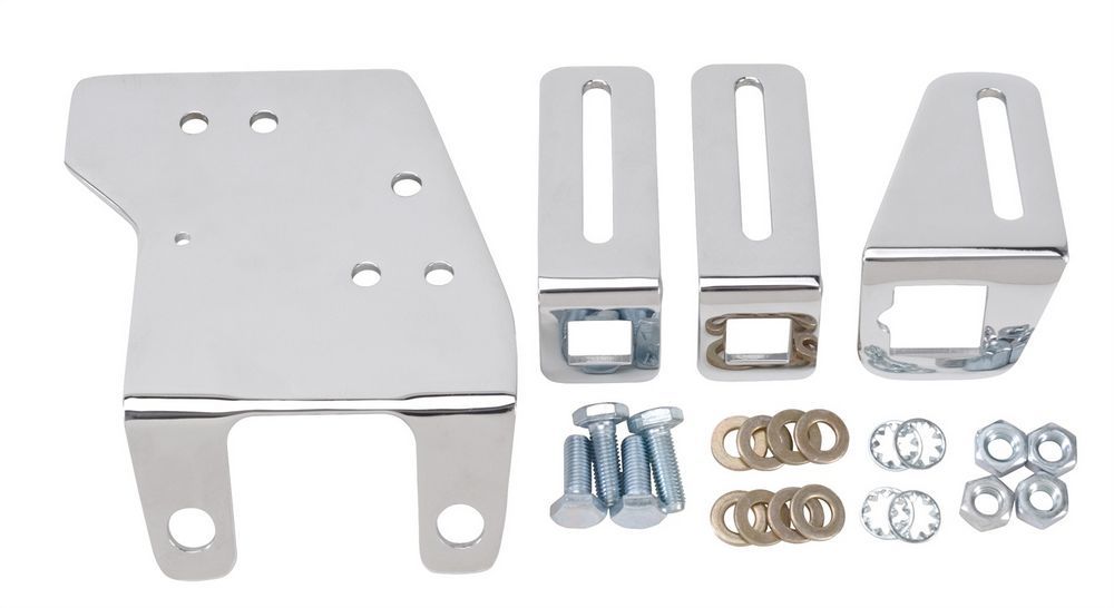 EDELBROCK 8030 - Chrome Throttle Bracket - GM image