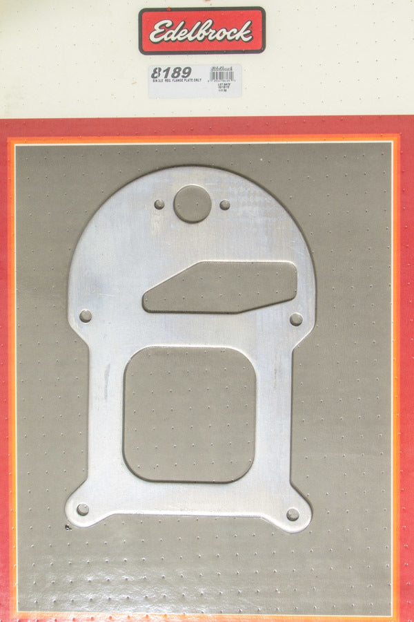 EDELBROCK 8189 - Single Regulator Flange Plate image