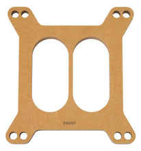 Load image into Gallery viewer, EDELBROCK 8722 - 1/2in Carb Spacer - Wood Fiber Laminate image