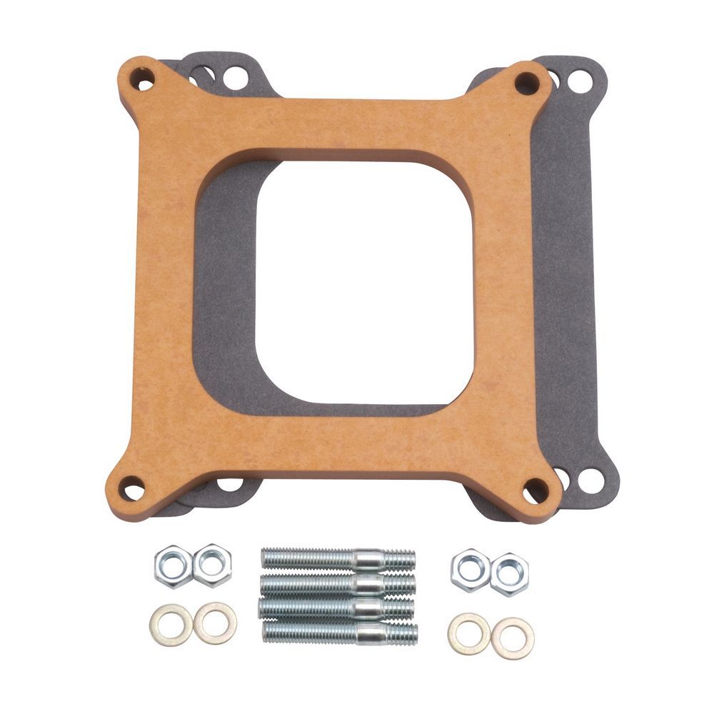 EDELBROCK 8724 - Carburetor Spacer - 1/2 Thick - Wood image