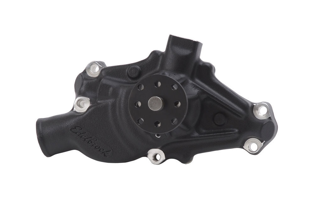 EDELBROCK 88103 - SBC Water Pump - Short Black image