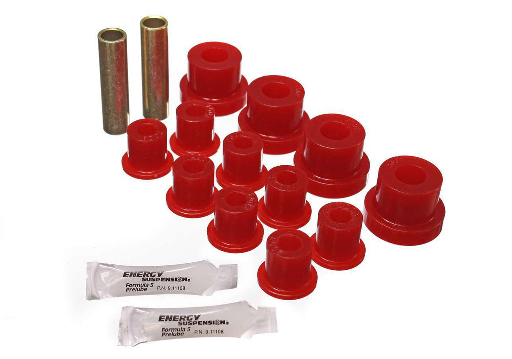 ENERGY SUSPENSION 2-2102R - 76-86 CJ Frt Sprng Bush Red image