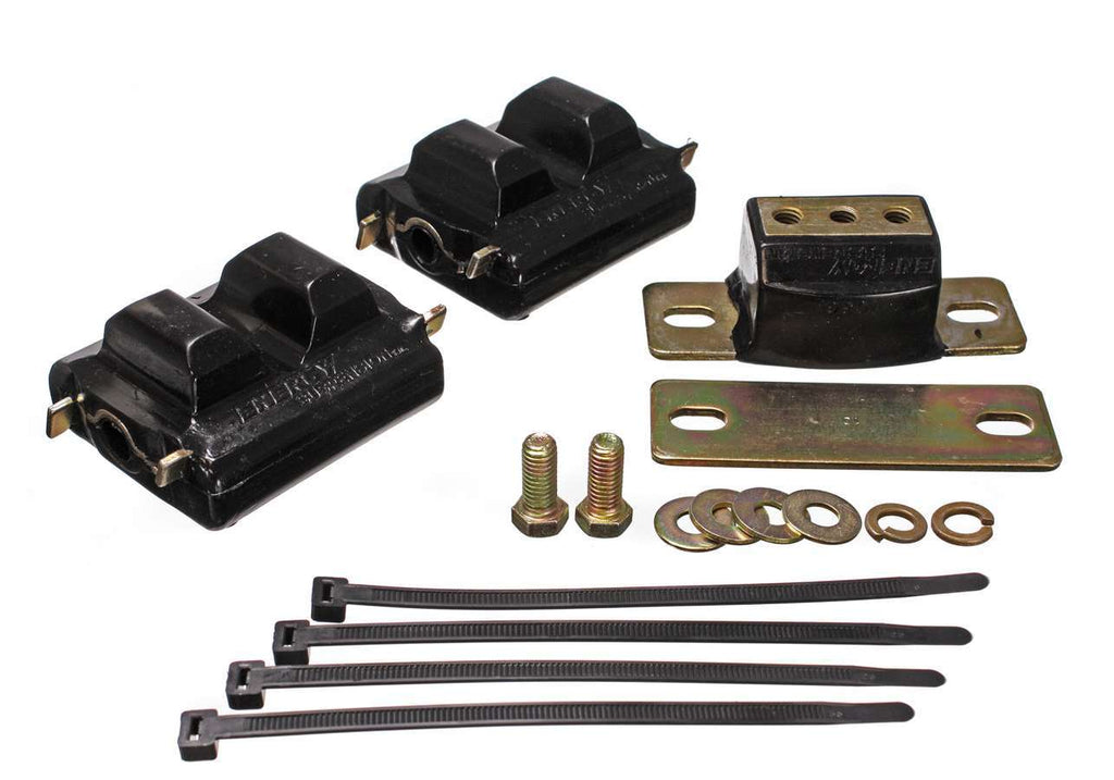 ENERGY SUSPENSION 3-1130G - SBC Motor & Trans Mount Kit Zinc Finish Black image