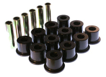 Load image into Gallery viewer, ENERGY SUSPENSION 3-2106G - Chevy Rear Spring Bushing Set Black image