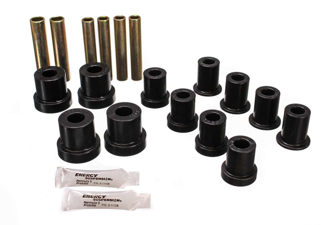 ENERGY SUSPENSION 3-2112G - 70-87 GM 4wd Frt Spring Bushing Set Black image