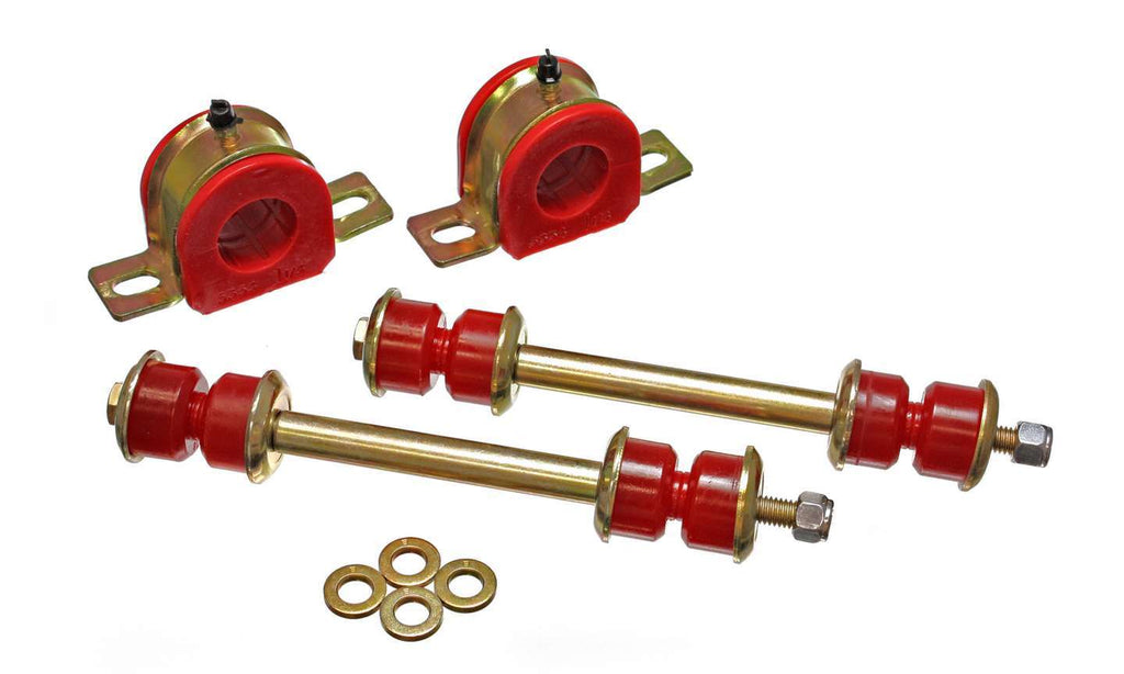 ENERGY SUSPENSION 3-5214R - Front Sway Bar Bushing Set 32MM Red image