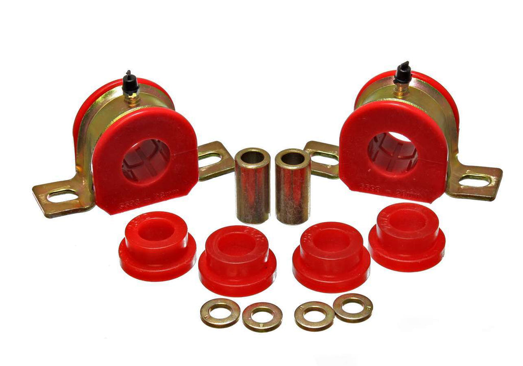 ENERGY SUSPENSION 3-5215R - Rear Sway Bar Bushing Set 28MM Red image