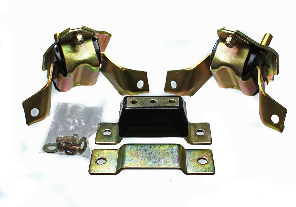 ENERGY SUSPENSION 4-1124G - 5.0L Ford Motor Mounts Pair & Trans. Mount image