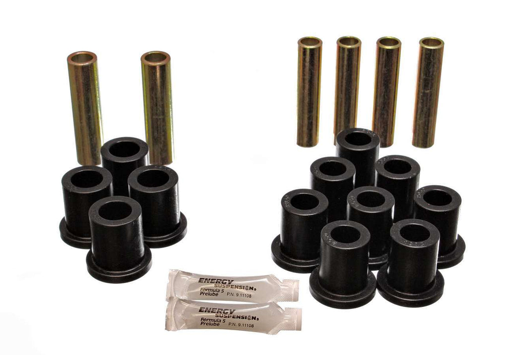 ENERGY SUSPENSION 4-2103G - Ford Complete Spring & Shackle Set Black image