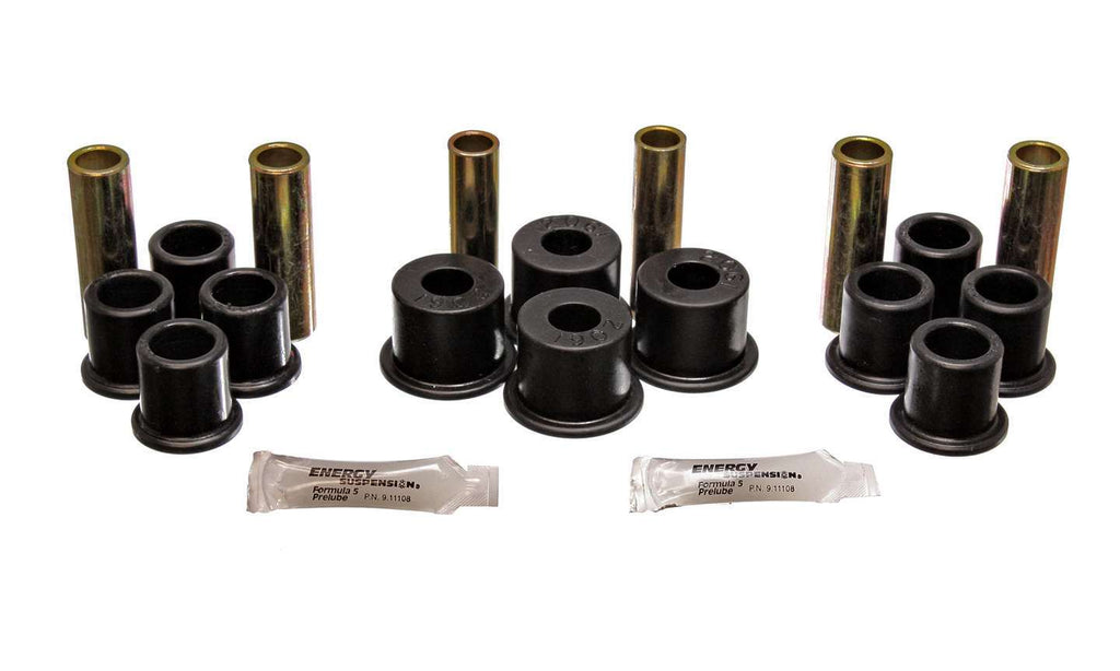 ENERGY SUSPENSION 4-2122G - Ford Complete Spring & Shackle Set Black image