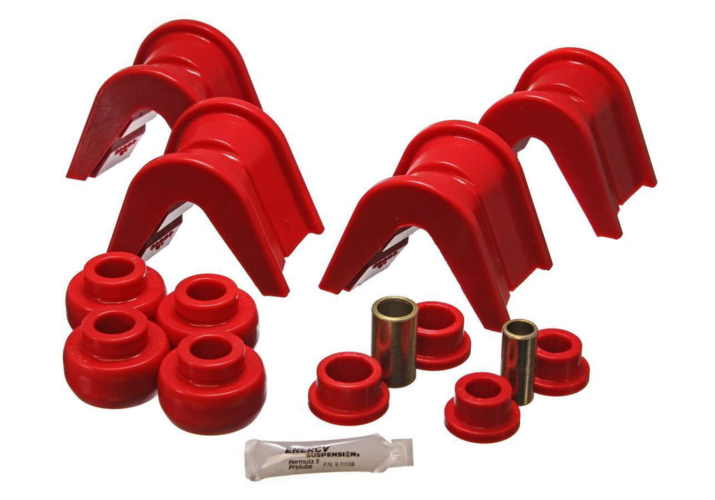 ENERGY SUSPENSION 4-7105R - 4 Deg. C-Bush Kit - Red  image