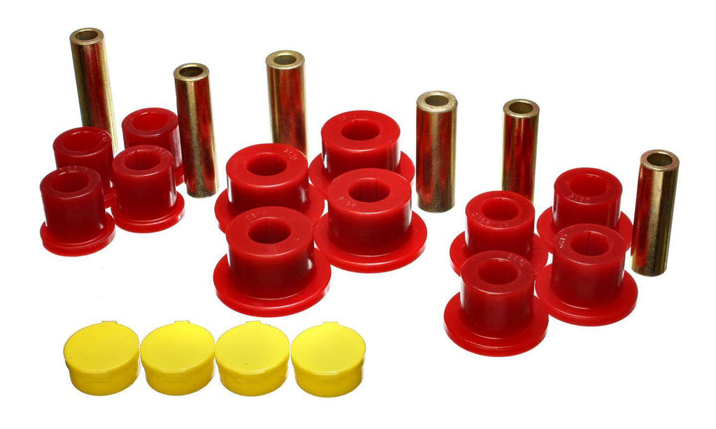 ENERGY SUSPENSION 5-2115R - R1500 2WD REAR LEAF SPRI NG BUSHING SET image