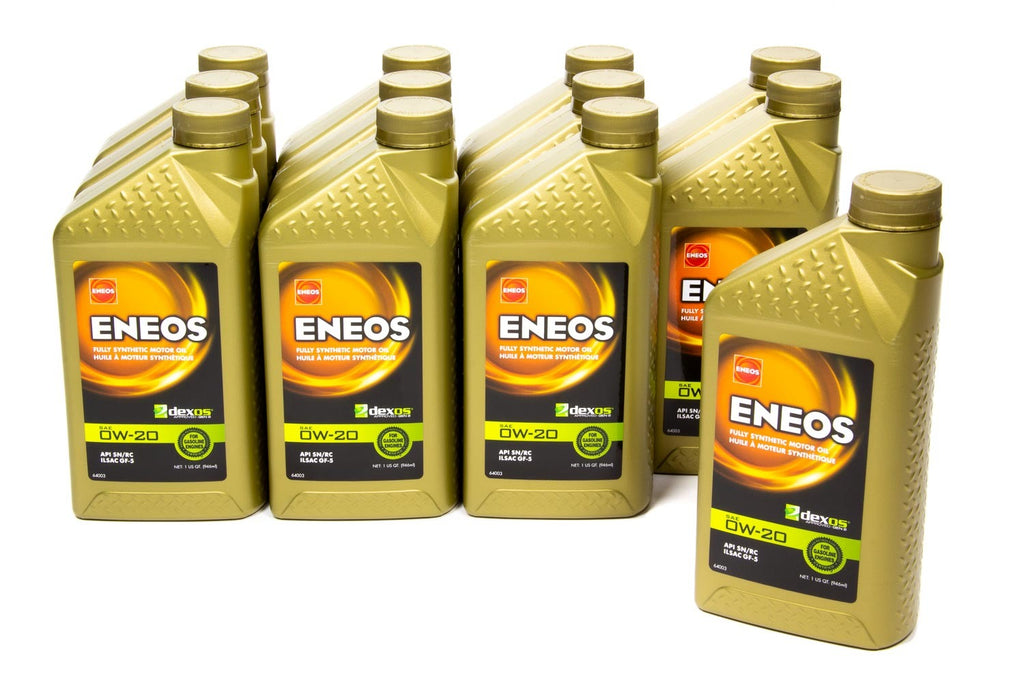 ENEOS 3701-301 - Full Syn Oil Dexos 1 Case 0w20 12 x 1 Qt image