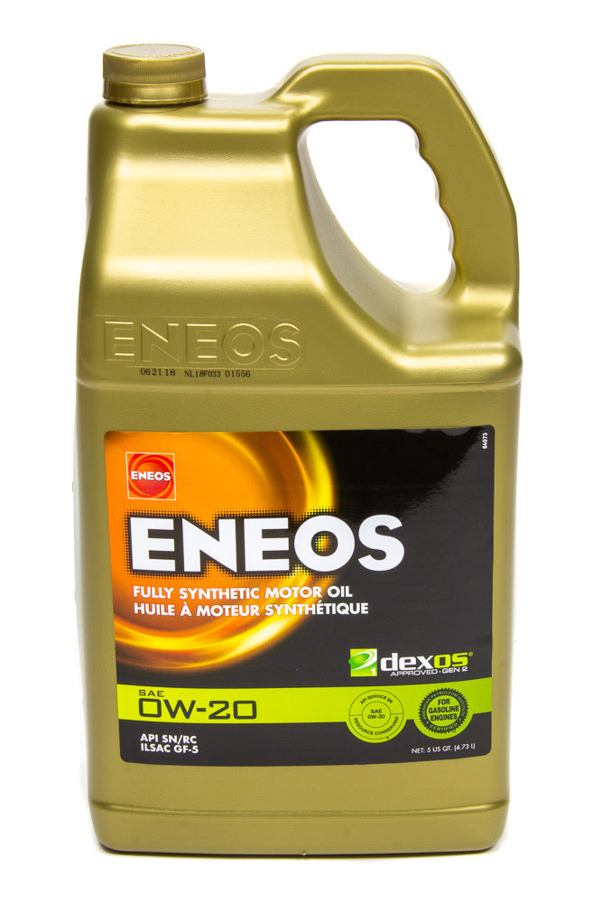 ENEOS 3701-320 - Full Syn Oil Dexos 1 0w20 5 Qt image