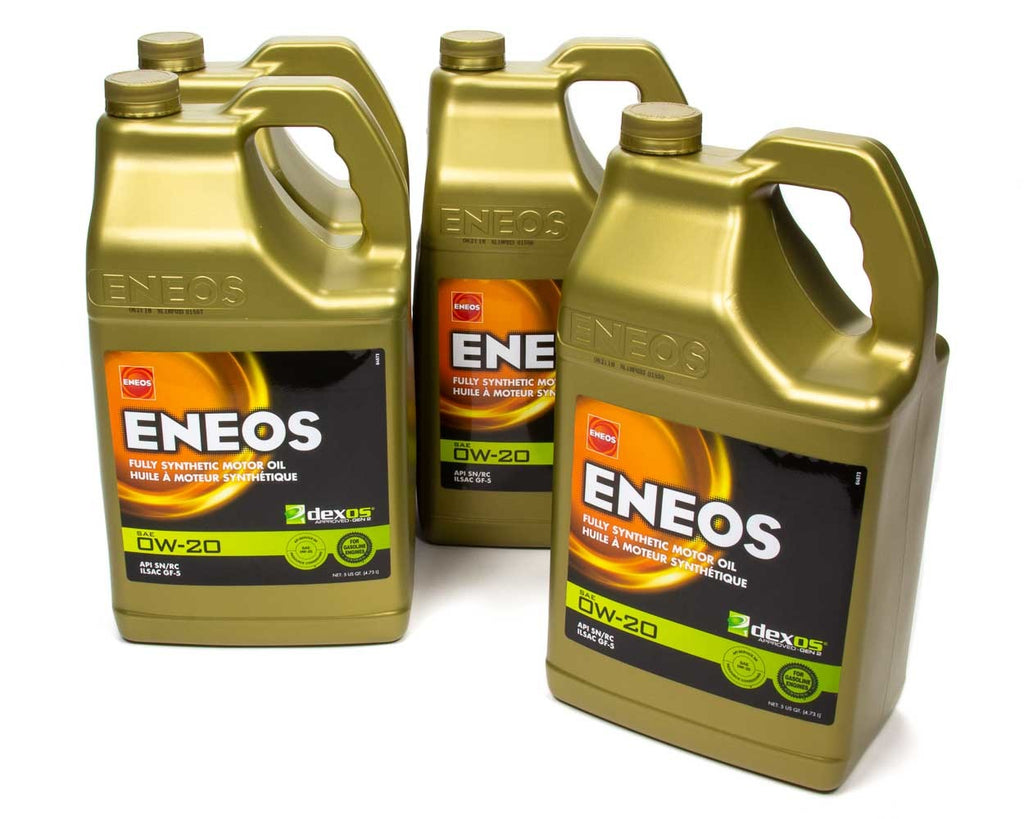 ENEOS 3701-323 - Full Syn Oil Dexos 1 Case 0w20 4 X 5 Qt image