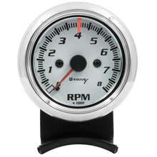 Load image into Gallery viewer, EQUUS E5076 - 2-1/2 Dia Tachometer 8000 RPM White Dial image