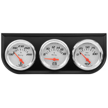 Load image into Gallery viewer, EQUUS E5200 - 2.0 Dia Triple Gauge Set w/Black Panel image