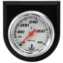 Load image into Gallery viewer, EQUUS E5242 - 2.0 Dia Water Temp Gauge w/Black Panel image