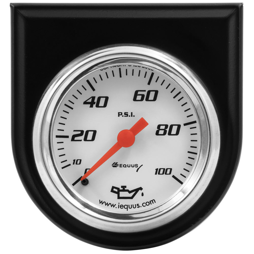 EQUUS E5244 - 2.0 Dia Oil Pressure Gauge w/Black Panel image