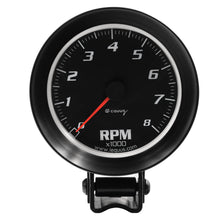 Load image into Gallery viewer, EQUUS E6068 - 3-3/8 Dia Tachometer 8000 RPM Black Dial image