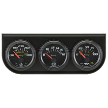 Load image into Gallery viewer, EQUUS E6200 - 2.0 Dia Triple Gauge Set w/Black Panel image