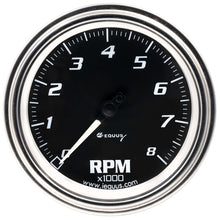 Load image into Gallery viewer, EQUUS E7068 - 3-3/8 Dia Tachometer 8000 RPM Chrome image