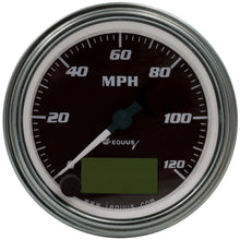 Load image into Gallery viewer, EQUUS E7074 - 3-3/8 Dia Speedometer 0-120 MPH Chrome Elec image