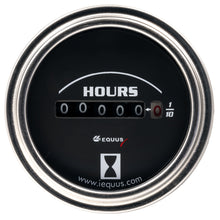 Load image into Gallery viewer, EQUUS E7210 - 2.0 Dia Hourmeter Gauge Chrome image