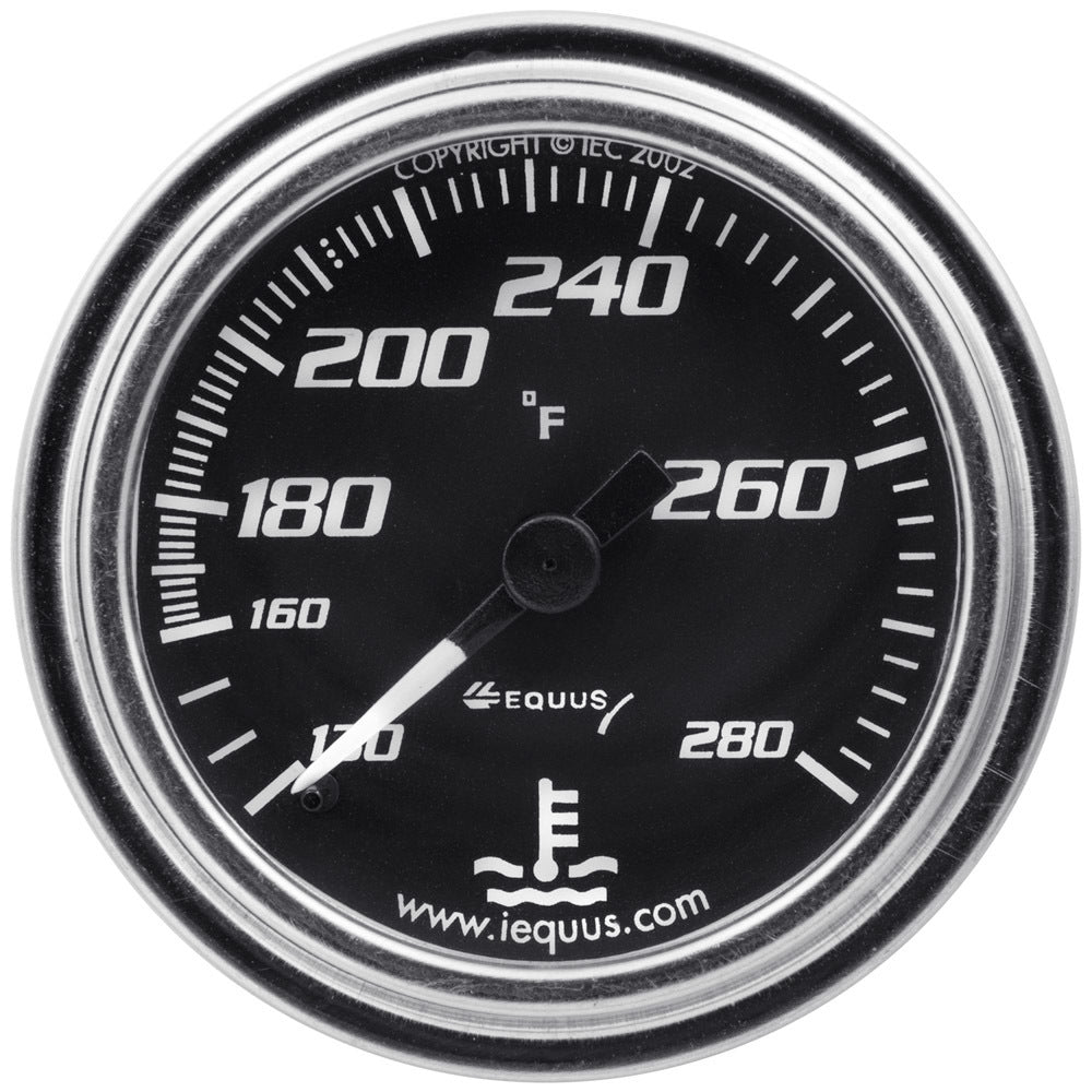 EQUUS E7242 - 2.0 Dia Water Temp Gauge Chrome  140-280 image