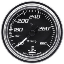 Load image into Gallery viewer, EQUUS E7242 - 2.0 Dia Water Temp Gauge Chrome  140-280 image