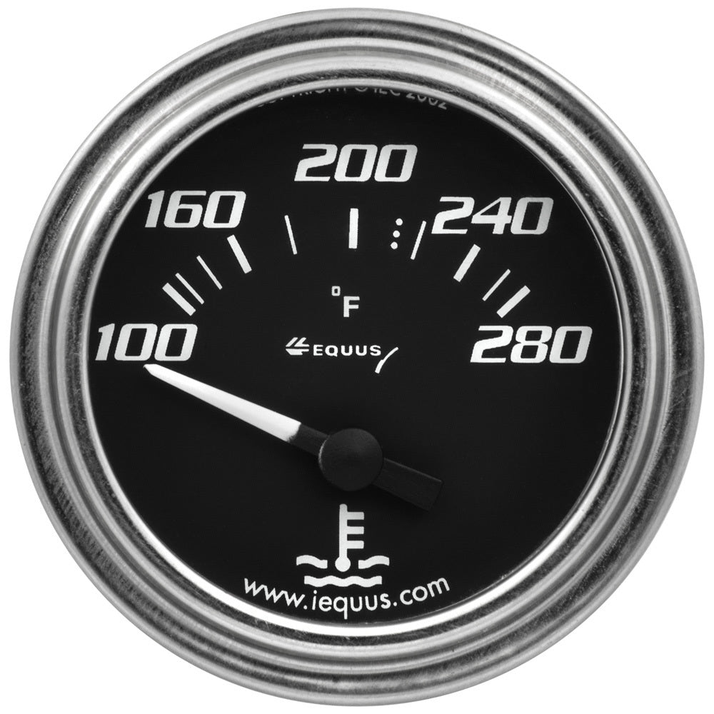 EQUUS E7262 - 2.0 Dia Water Temp Gauge Chrome  100-280 image