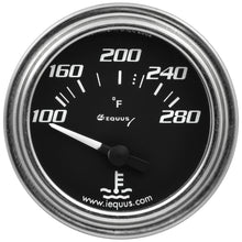 Load image into Gallery viewer, EQUUS E7262 - 2.0 Dia Water Temp Gauge Chrome  100-280 image