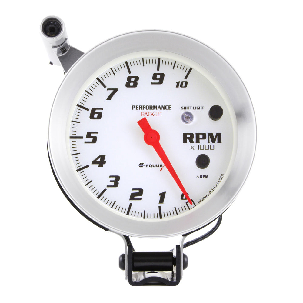 EQUUS E8080 - 5in Dia Tachometer 10k RPM Silver image