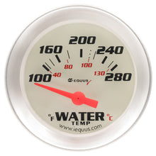 Load image into Gallery viewer, EQUUS E8262 - 2.0 Dia Water Temp Gauge Silver  100-280 image