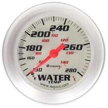 Load image into Gallery viewer, EQUUS E8442 - 2-5/8 Dia Water Temp Gauge Silver  130-280 image
