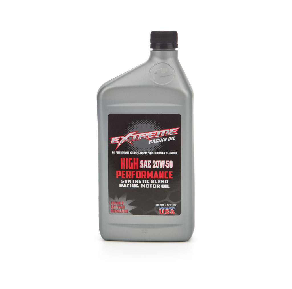 EXTREME RACING OIL HP20W50Q - 20W50 Synthetic Blend 1 Quart image