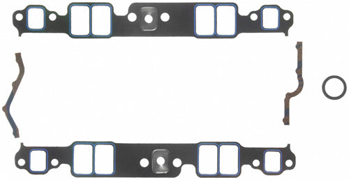 FEL-PRO 1256 - SB Chevy Intake Gaskets Stock Ports 1.23 x 1.99 image