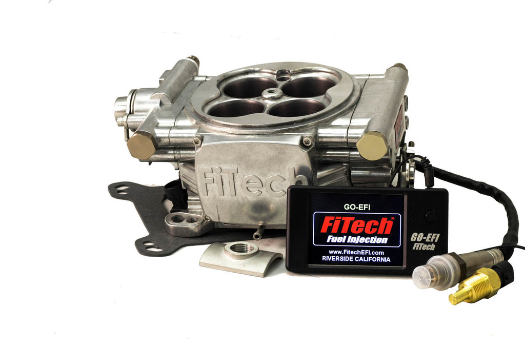 FiTECH FUEL INJECTION 30001 - Go EFI 4 600hp Basic Kit Bright Tumble Finish image