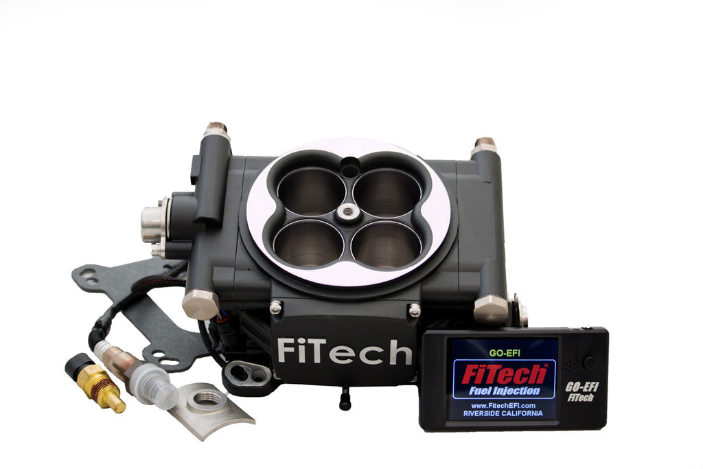 FiTECH FUEL INJECTION 30002 - Go EFI 4 600hp Basic Kit Matte Black image