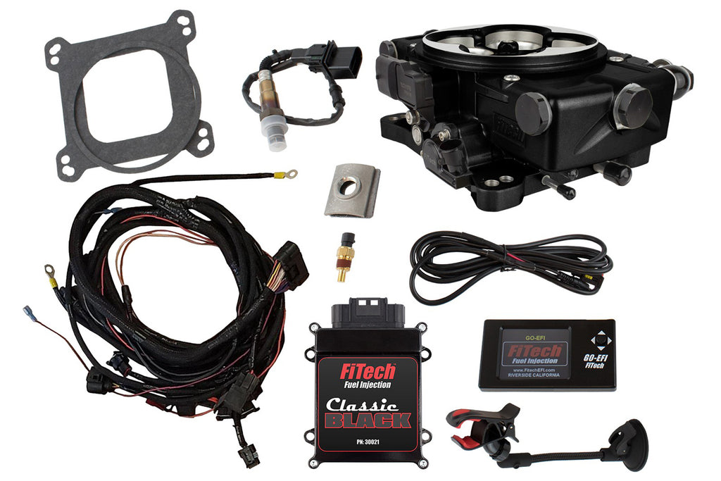 FiTECH FUEL INJECTION 30021 - Go EFI Classic 550 HP EFI w/External ECU Black image