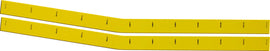 FIVESTAR 021-400-Y - 88 MD3 Monte Carlo Wear Strips 1pr Yellow image