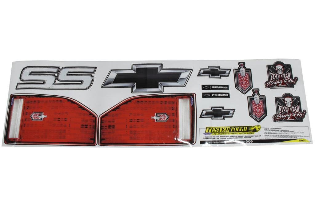 FIVESTAR 021-450-ID - Taillight Graphics MD3 88 Chevy Monte Carlo image