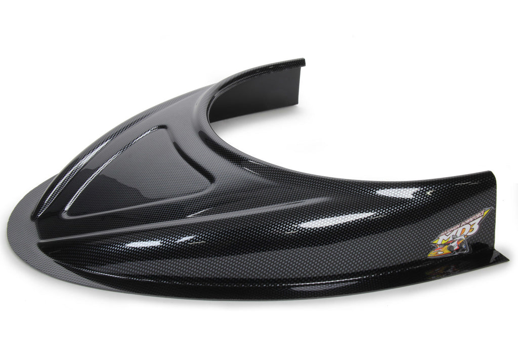 FIVESTAR 040-4115-CF - MD3 Hood Scoop 3in Tall Flat Carbon Fiber Look image