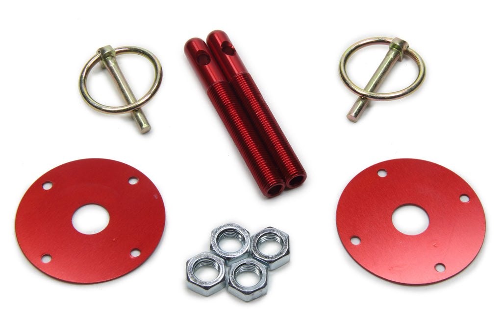 FIVESTAR 10001-34033-R - Hood Pin Kit  3/8in Alum Red 2-pack image