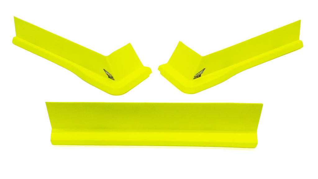 FIVESTAR 3022-417-FY - Modified Aero Valance 3pc. Fluorescent Yellow image