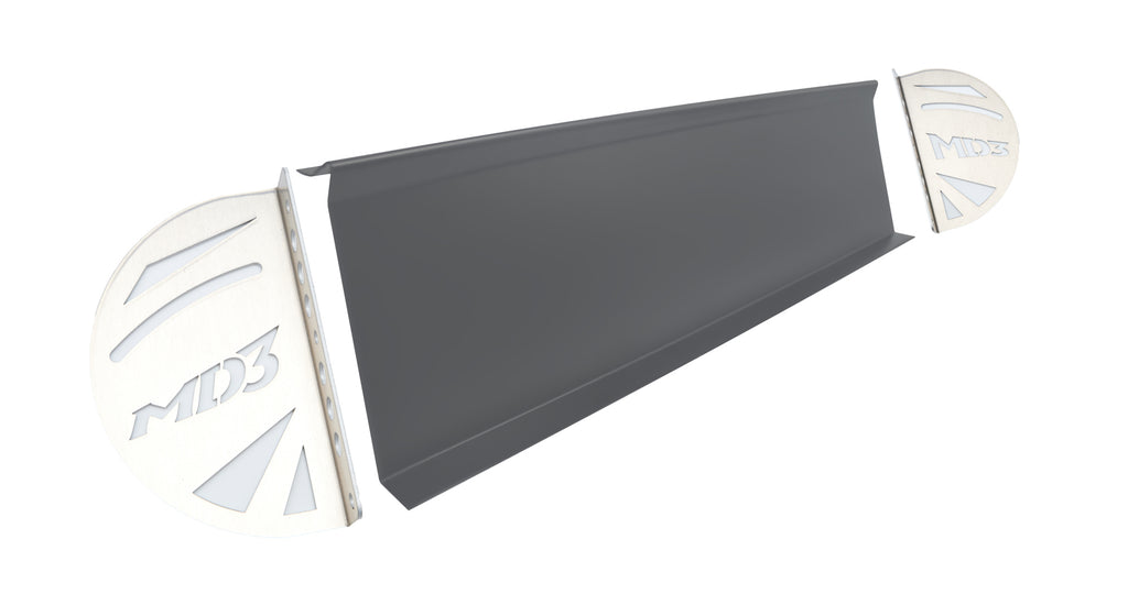 FIVESTAR 32000-72820-G - Spoiler Right Side Kit MD3 Aluminum Gray image