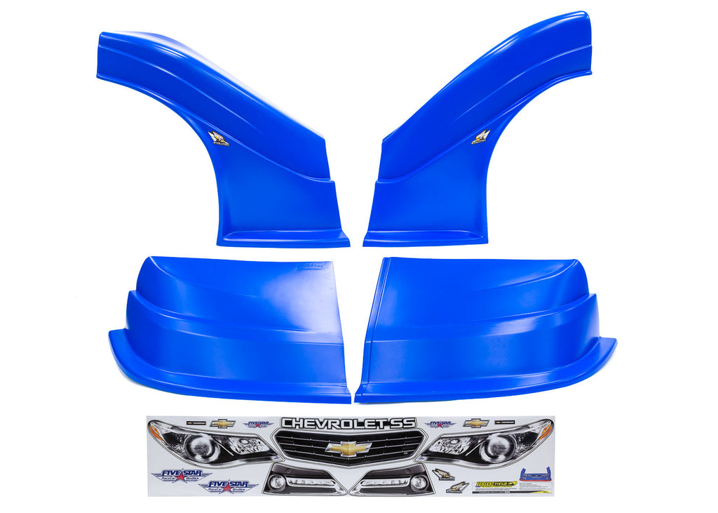 FIVESTAR 32123-43554-CB-FR - MD3 Evo DLM Combo Flt RS Chevy SS Chevron Blue image