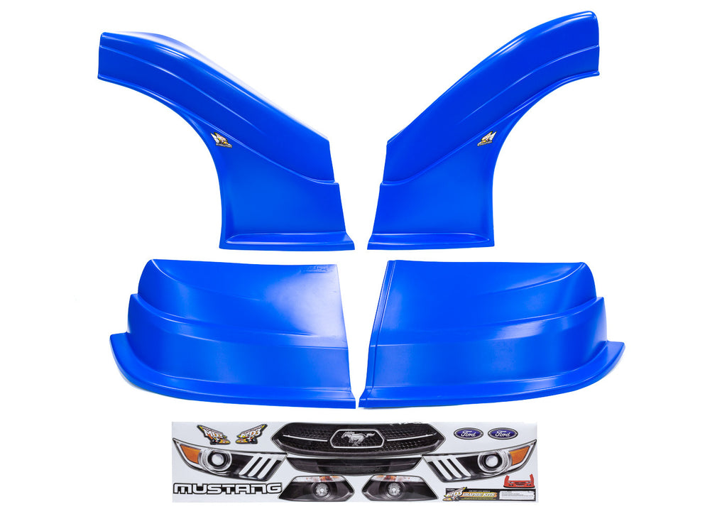 FIVESTAR 32323-43554-CB-FR - MD3 Evo DLM Combo Flt RS Mustang Chevron Blue image